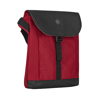 Сумка наплечная VICTORINOX Altmont Original Flapover Digital Bag, красная, нейлон, 26x10x30 см, 7 л
