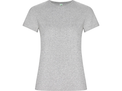 Футболка из органического хлопка Golden Woman женская (Серый меланж)