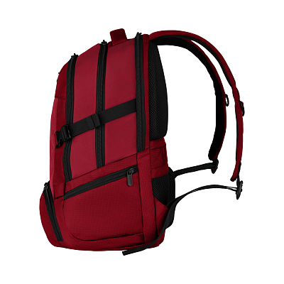 Рюкзак VICTORINOX VX Sport Evo Deluxe Backpack, красный, полиэстер, 35x25x48 см, 28 л