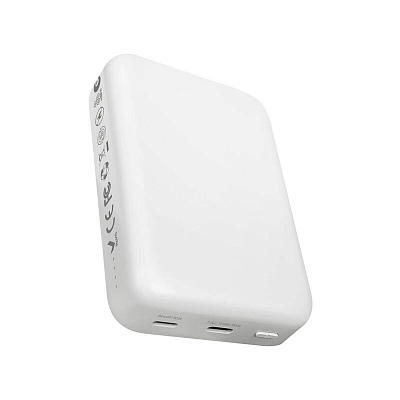 Беспроводной магнитный ПЗУ Solove W12 Pro 20W, белый