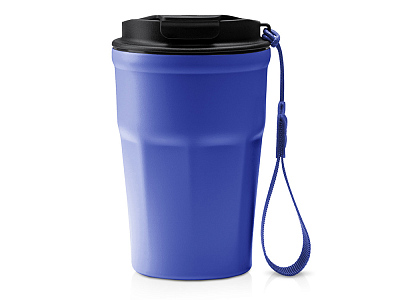 Термокружка KEURY из нержавеющей стали с керамическим слоем, 350 мл (Синий)