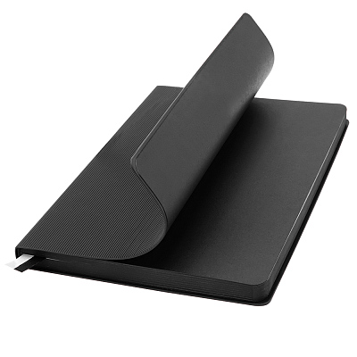 Ежедневник A5 недатированный Gabby в мягком переплёте, чёрный (Черный.)