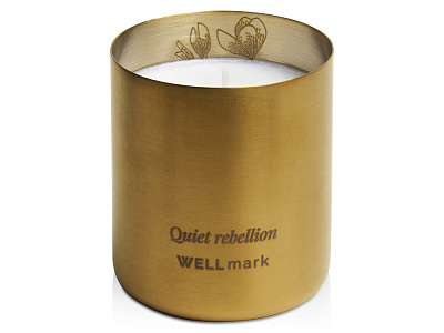 Ароматическая свеча Quiet Rebellion (Золотистый)