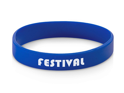 Силиконовый браслет Forest (Синий)