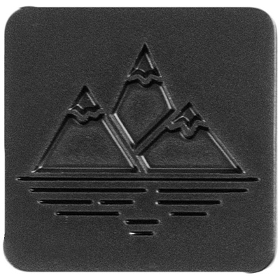 Шильдик на резинку Band горы