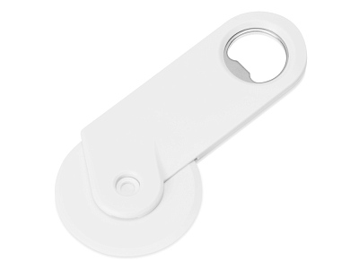 Нож для пиццы с открывалкой бутылок 4 сыра (Белый)