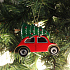 Ёлочная игрушка Машинка (красный) - Фото 4