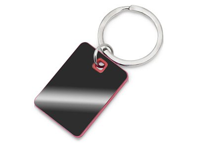 Брелок SteelPop Rct (Цвет вороненой стали/красный)