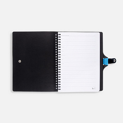 Ежедневник Strep Front на заказ, недатированный, голубой