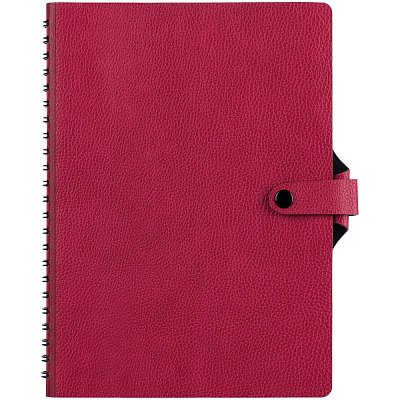 Ежедневник Strep Front на заказ, недатированный  (Малиновый)