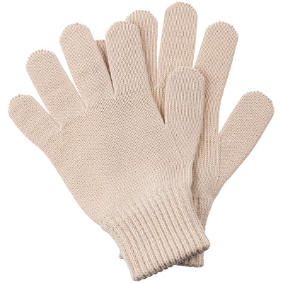 Перчатки Real Talk, белые (Бежевый)