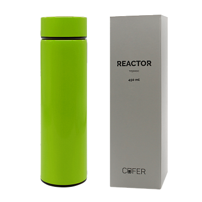 Термос Reactor с датчиком температуры (салатовый)