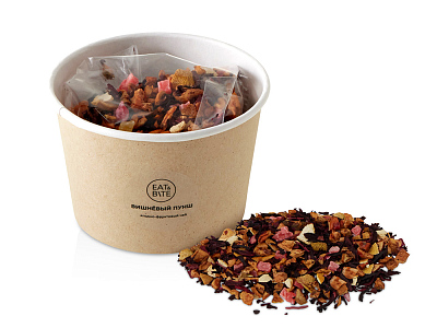 Чай травяной Вишневый пунш, 50 гр. (Бежевый)