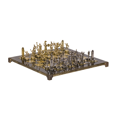 Шахматы "Греческие боги" (Золотистый) Шахматы "Греческие боги" (Золотистый)