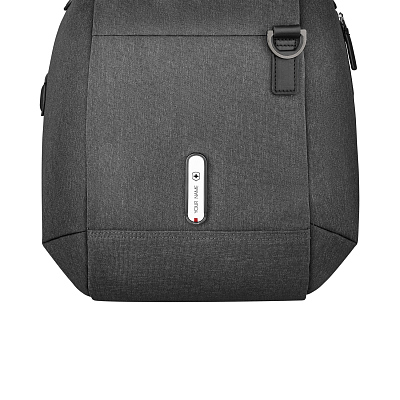 Дорожная сумка VICTORINOX Architecture Urban2 Weekender, серый, полиэстер/кожа, 24x56x30 см, 45 л