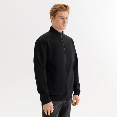 Толстовка на молнии ASTIN черная, размер XXL (Чёрный)