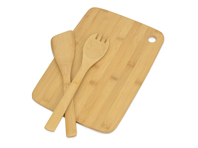 Разделочная доска с приборами Cooking House (Натуральный)