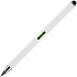 Вечный карандаш Quarta со стилусом и уровнем, белый - Фото 4