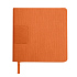 Ежедневник недатированный Scotty, А5-,  оранжевый, кремовый блок, без обреза - Фото 2