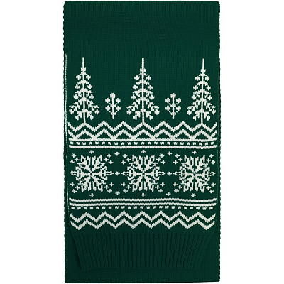 Шарф Elnik  с молочно-белым (Зеленый)