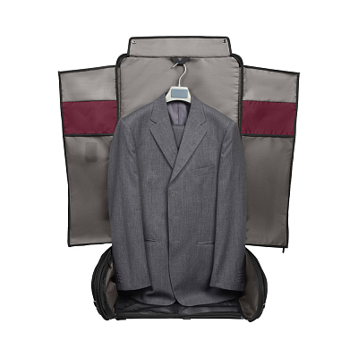 Портплед VICTORINOX Crosslight Garment Bag, черный, RPET полиэстер, 56x28x36 см, 45 л