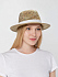 Шляпа Daydream, бежевая с белой лентой - Фото 6
