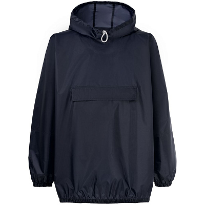 Дождевик-анорак Alatau, укороченный, темно-синий, единый размер (Тёмно-синий)