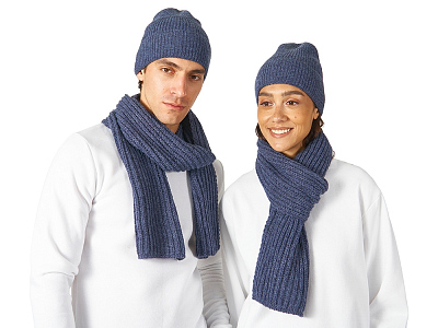 Шарф Nordend (Тёмно-синий меланж)