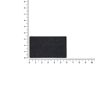 Лейбл кожаный Pasek, M, черный