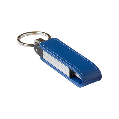 Кожа 17 Фьюжн, синий, 4Гб, переходник мини-универсальный