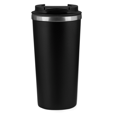 Термокружка вакуумная Palermo, аква (Чёрный)