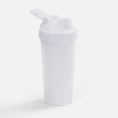 Спортивный шейкер Shake It Easy, белый