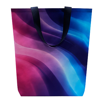 Сумка для покупок Биг Бэг с полноцветной печатью (Тёмно-синий)