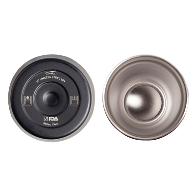 Термостакан "Calypso" 500 мл, покрытие soft touch, черный