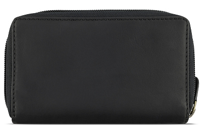 Кошелек KLONDIKE RUSH «Ava», натуральная кожа в черном цвете, 16 х 10 х 3 см