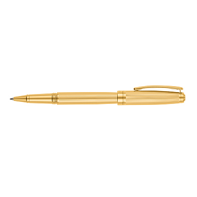 Ручка-роллер Pierre Cardin GOLDEN. Цвет - золотистый.  Упаковка B-1