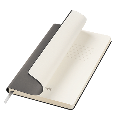 Ежедневник Star недатированный, серый (с упаковкой, со стикерами) (Серый, бежевый)