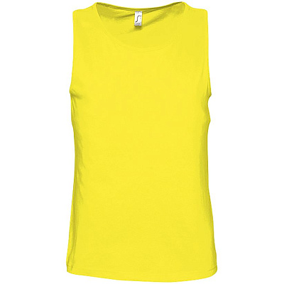 Майка мужская Justin 150, желтая (лимонная) (Лимонный)
