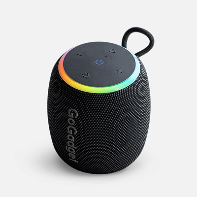 Водонепроницаемая колонка с подсветкой CityWave Pro, черная (Чёрный)