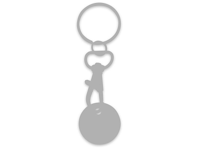 Брелок для ключей Rory с монеткой для тележки