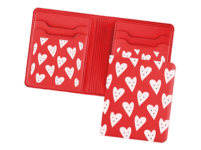 Картхолдер с отделением для наличных денег с возможностью полноцветной УФ-печати софт-тач