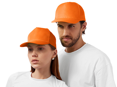 Бейсболка Poly (Оранжевый)