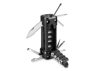 Мультиинструмент 16 в 1 (Черный/серебристый)