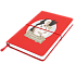Блокнот A5 Veles в твёрдом переплёте, красный - Фото 4