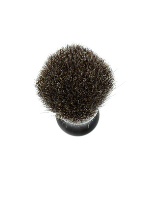 Бритвенный набор IL Ceppo: станок, помазок, подставка, черный цвет