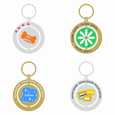 Брелок с поворотным элементом Spin на заказ доставка ж/д