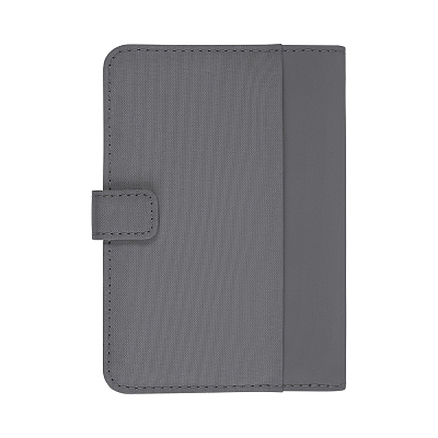 Обложка для паспорта VICTORINOX Travel Essentials, с защитой от сканирования RFID, серая, полиэстер, 11x1x15 см