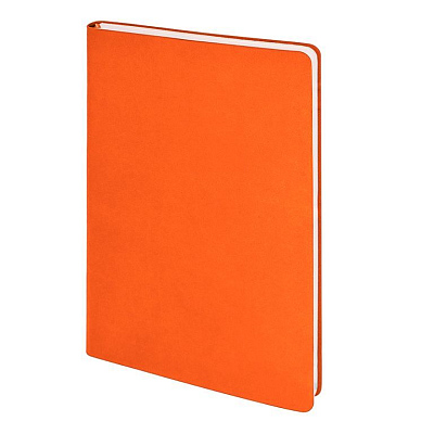 Бизнес-блокнот SMARTI, A5 , мягкая обложка, в клетку (Оранжевый)