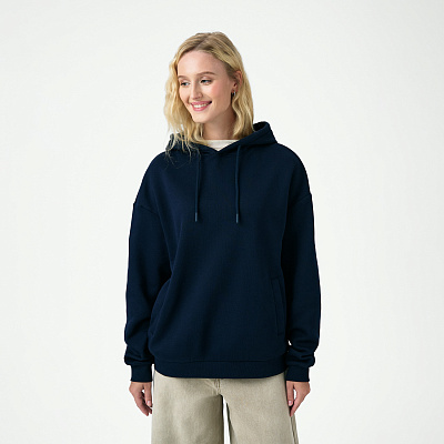 Худи релакс унисекс Баланс (Balance), с начесом , размер 3XL/4XL (Синий)