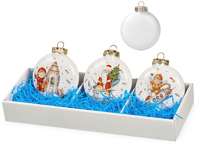 Набор игрушек с индивидуальным дизайном, 3 шт (Белый, разноцветный)